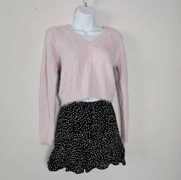Vero Moda Sweaters - Vero Moda Blush Pink Cropped Sweater Medium